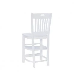 Brouthers White Counter stool with wood Seat (2 pk) by Linon Home Decor -Linon Home Decor Shop white linon home decor bar stools thdac04052 1f 1000
