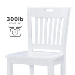 Brouthers White Counter stool with wood Seat (2 pk) by Linon Home Decor -Linon Home Decor Shop white linon home decor bar stools thdac04052 a0 1000