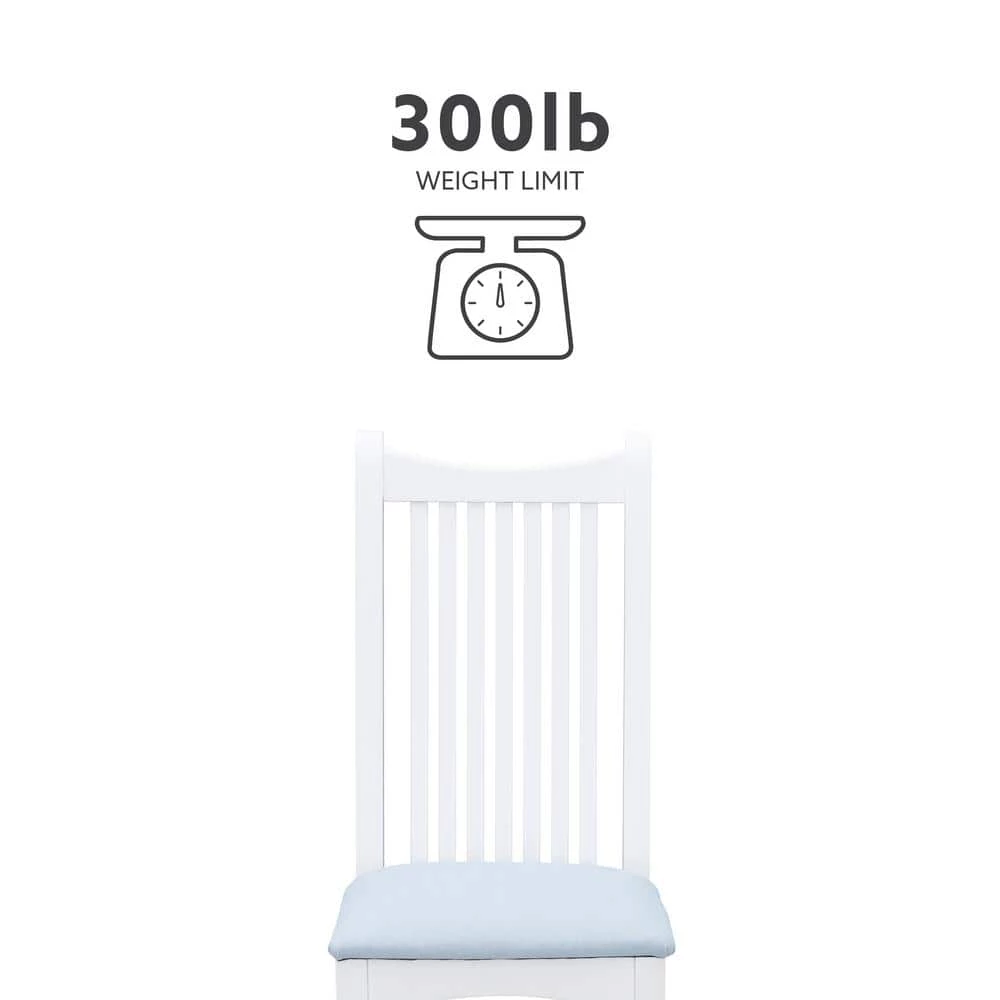 Linny White Dining Chair (2 pk) by Linon Home Decor 5 Linny White Dining Chair (2 pk) by Linon Home Decor - Image 3