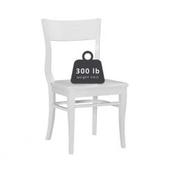 Fallon White Side Chair (2-Pack) by Linon Home Decor -Linon Home Decor Shop white linon home decor dining chairs thdac03719 a0 1000