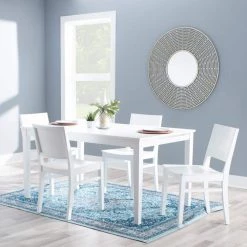 Harpe White Chair (Set of 2) by Linon Home Decor -Linon Home Decor Shop white linon home decor dining chairs thdac04007 fa 1000