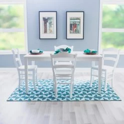 Nellie Chair White w/wood seat (Set of 2) by Linon Home Decor -Linon Home Decor Shop white linon home decor dining chairs thdac04009 1f 1000