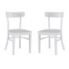 Jefferson White Solid Wood Side Chair (Set of 2) by Linon Home Decor -Linon Home Decor Shop white linon home decor dining chairs thdac3849 64 1000