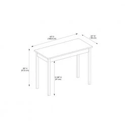 3 Piece White Faux Marble Tavern Set by Linon Home Decor -Linon Home Decor Shop white linon home decor dining room sets thd02818 fa 1000
