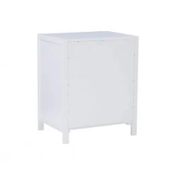 Peggy White Rectangular End Table with Shelf and Two Drawers by Linon Home Decor 24 Peggy White Rectangular End Table with Shelf and Two Drawers by Linon Home Decor -Linon Home Decor Shop white linon home decor end side tables 862263wht01u 4f 1000