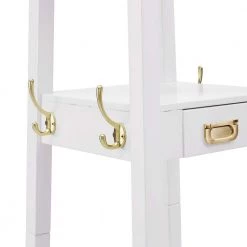 Sara White Pyramid Storage Hall Tree by Linon Home Decor 11 Sara White Pyramid Storage Hall Tree by Linon Home Decor -Linon Home Decor Shop white linon home decor hall trees thd00687 1d 1000