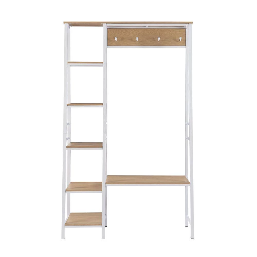 Austin Ash Veneer Hall Tree White by Linon Home Decor 6 Austin Ash Veneer Hall Tree White by Linon Home Decor - Image 5