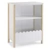 Emlen White Bookcase with Fence Design Accent by Linon Home Decor -Linon Home Decor Shop white linon home decor kids bookshelves hd221933 64 1000