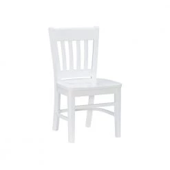 Callie White Wood Back and Seat Kids Chair (Set of 2) by Linon Home Decor -Linon Home Decor Shop white linon home decor kids chairs thdac3758 c3 1000
