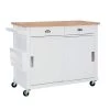 Sherman White Kitchen Cart With Storage by Linon Home Decor -Linon Home Decor Shop white linon home decor kitchen carts k464906whtabu 64 1000