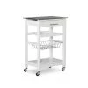 Todd White Kitchen Cart by Linon Home Decor -Linon Home Decor Shop white linon home decor kitchen carts thd00727 64 1000