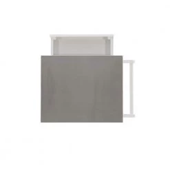 Renee White Apartment Cart with Locking Wheels by Linon Home Decor -Linon Home Decor Shop white linon home decor kitchen carts thd02910 a0 1000