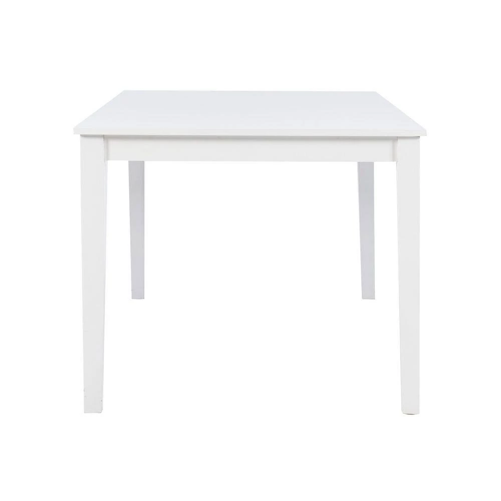 Teton White Dining Table by Linon Home Decor 4 Teton White Dining Table by Linon Home Decor - Image 2