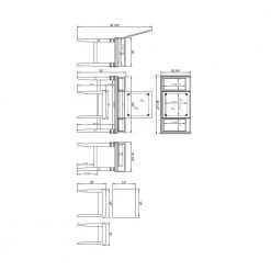 Angela 2-Piece White Vanity Set by Linon Home Decor 13 Angela 2-Piece White Vanity Set by Linon Home Decor -Linon Home Decor Shop white linon home decor makeup vanities 98373wht 01 kd u 40 1000