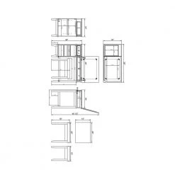 Eve 2-Piece White Vanity Set by Linon Home Decor 17 Eve 2-Piece White Vanity Set by Linon Home Decor -Linon Home Decor Shop white linon home decor makeup vanities thd00478 1f 1000