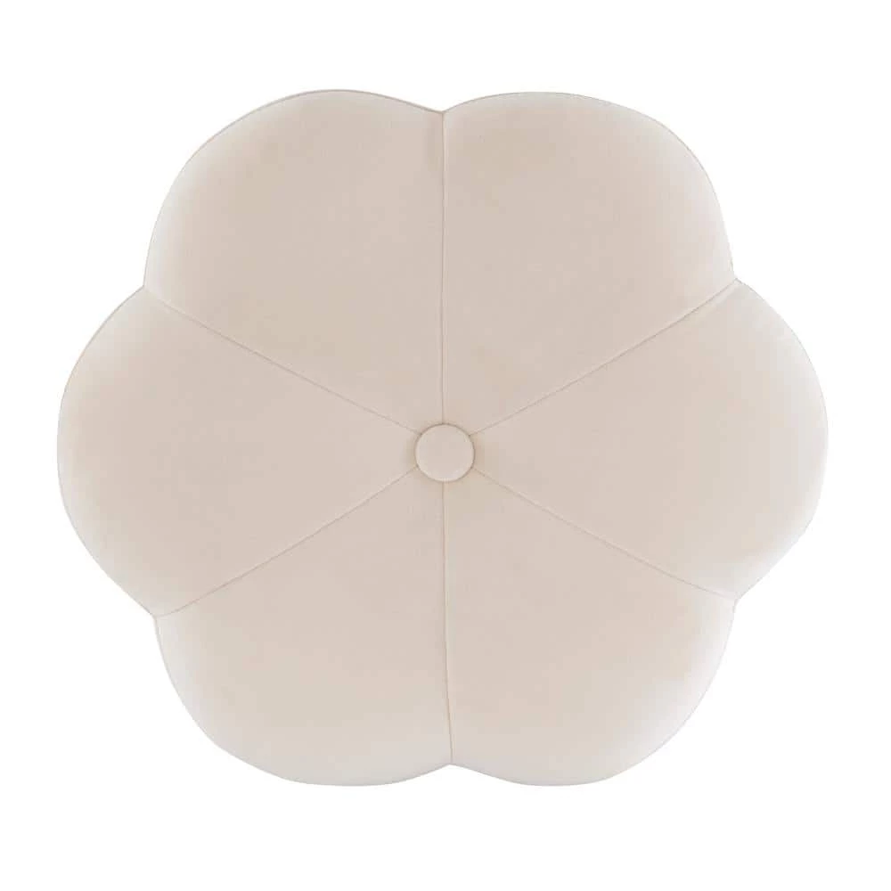 Linon Vanessa Whiite Accent Vanity Stool by Linon Home Decor 9 Linon Vanessa Whiite Accent Vanity Stool by Linon Home Decor - Image 7