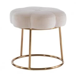Linon Vanessa Whiite Accent Vanity Stool by Linon Home Decor 10 Linon Vanessa Whiite Accent Vanity Stool by Linon Home Decor -Linon Home Decor Shop white linon home decor makeup vanities thd02688 c3 1000