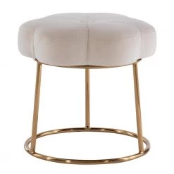 Linon Vanessa Whiite Accent Vanity Stool by Linon Home Decor 14 Linon Vanessa Whiite Accent Vanity Stool by Linon Home Decor -Linon Home Decor Shop white linon home decor makeup vanities thd02688 fa 1000