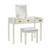 Isabelle Vanity White with Flip Open Top 40 in. W x 18 in. D by Linon Home Decor 2 Isabelle Vanity White with Flip Open Top 40 in. W x 18 in. D by Linon Home Decor -Linon Home Decor Shop white linon home decor makeup vanities thd03004 64 1000