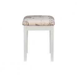 April White Vanity Set with Butterfly Bench 46 in. H x 36 in. W x 18 in. D by Linon Home Decor -Linon Home Decor Shop white linon home decor makeup vanities thd03556 44 1000