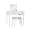 April White Vanity Set with Butterfly Bench 46 in. H x 36 in. W x 18 in. D by Linon Home Decor 2 April White Vanity Set with Butterfly Bench 46 in. H x 36 in. W x 18 in. D by Linon Home Decor -Linon Home Decor Shop white linon home decor makeup vanities thd03556 64 1000