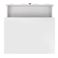 Dixon Two Drawer Geo Texture Nightstand White by Linon Home Decor -Linon Home Decor Shop white linon home decor nightstands thd02011 a0 1000