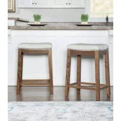 Claridge 24 in. Rustic Brown Faux Flokati Counter Stool by Linon Home Decor 17 Claridge 24 in. Rustic Brown Faux Flokati Counter Stool by Linon Home Decor -Linon Home Decor Shop white rustic brown linon home decor bar stools thd02018 31 1000