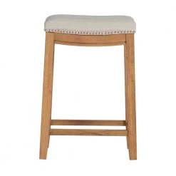 Claridge 24 in. Rustic Brown Faux Flokati Counter Stool by Linon Home Decor 14 Claridge 24 in. Rustic Brown Faux Flokati Counter Stool by Linon Home Decor -Linon Home Decor Shop white rustic brown linon home decor bar stools thd02018 4f 1000