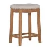 Claridge 24 in. Rustic Brown Faux Flokati Counter Stool by Linon Home Decor 2 Claridge 24 in. Rustic Brown Faux Flokati Counter Stool by Linon Home Decor -Linon Home Decor Shop white rustic brown linon home decor bar stools thd02018 64 1000